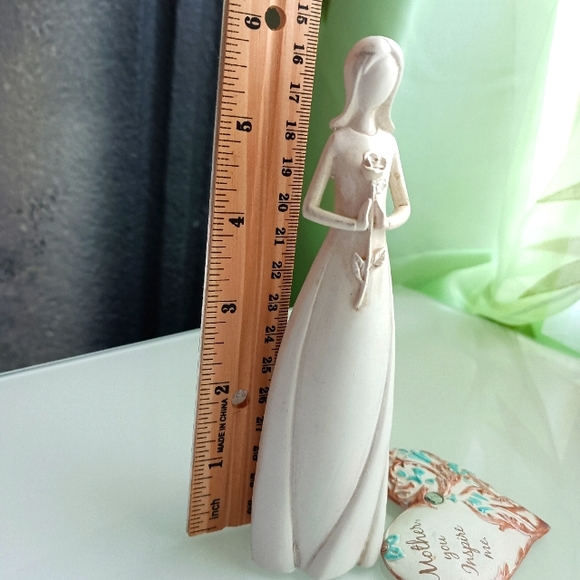 Seagull Studios Ceramic Flutter Heart Angel Figurine 2009, 6"H - Picture 13 of 14